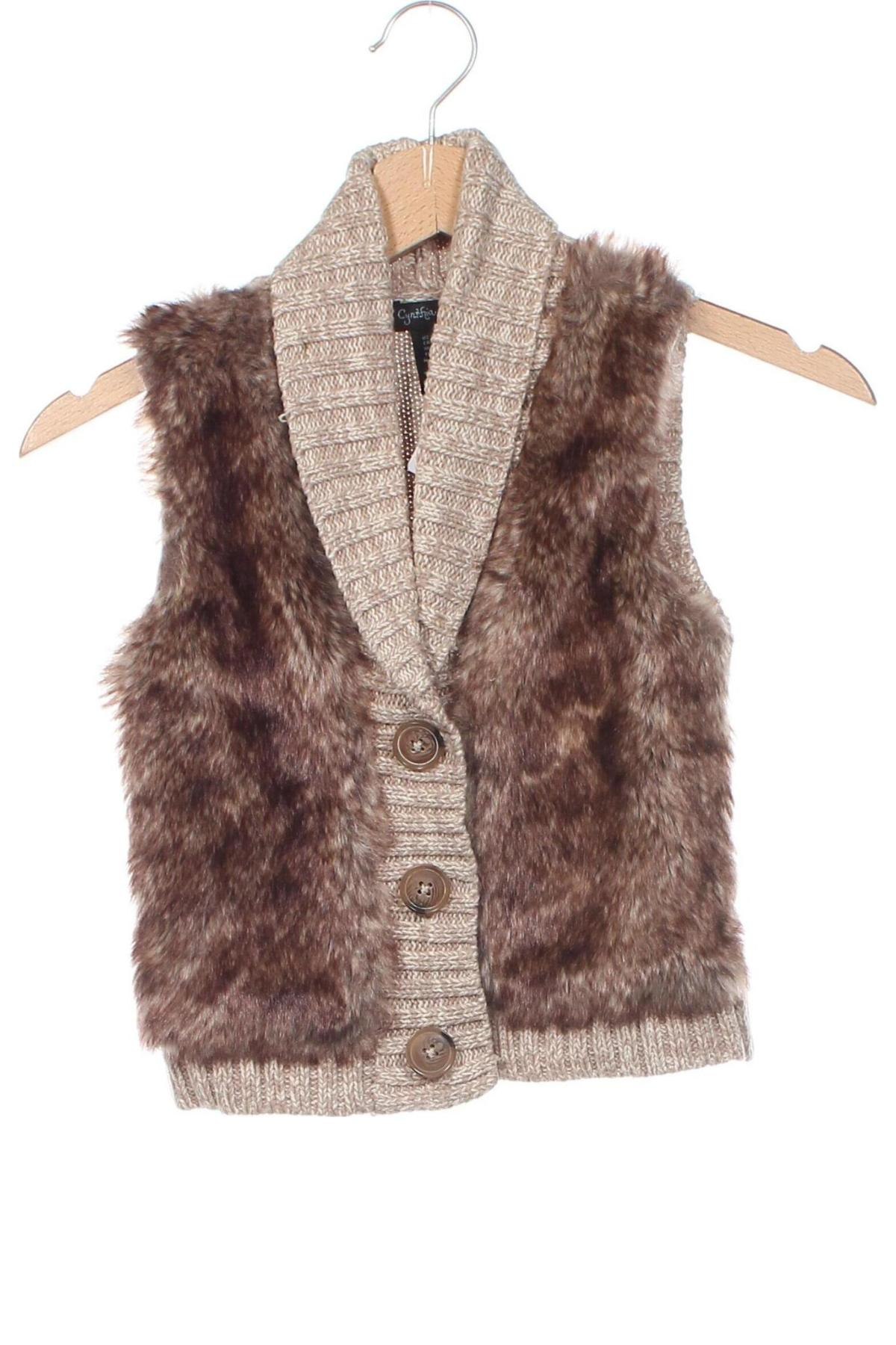 Kinder Strickjacke Cynthia Rowley, Größe 5-6y/ 116-122 cm, Farbe Beige, Preis € 20,99