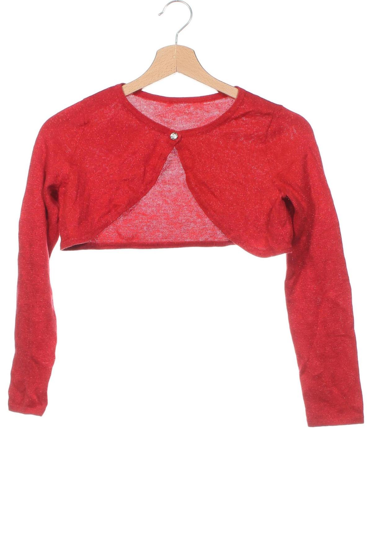 Kinder Strickjacke H&M, Größe 9-10y/ 140-146 cm, Farbe Rot, Preis 6,99 €