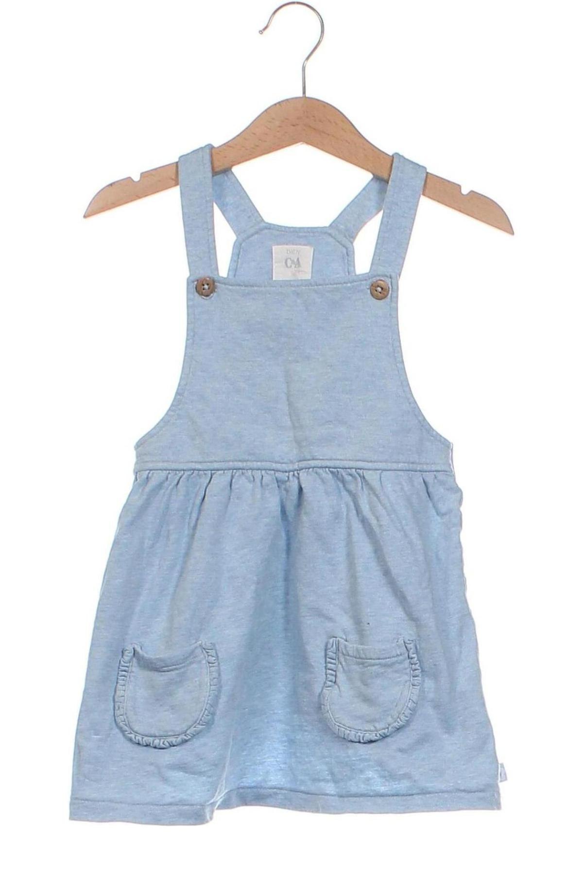 Kinderkleid C&A, Größe 18-24m/ 86-98 cm, Farbe Blau, Preis € 1,99