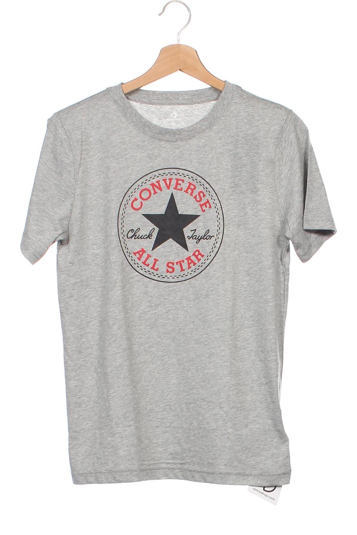 Dziecięcy T-shirt Converse, Rozmiar 11-12y/ 152-158 cm, Kolor Szary, Cena 122,61 zł