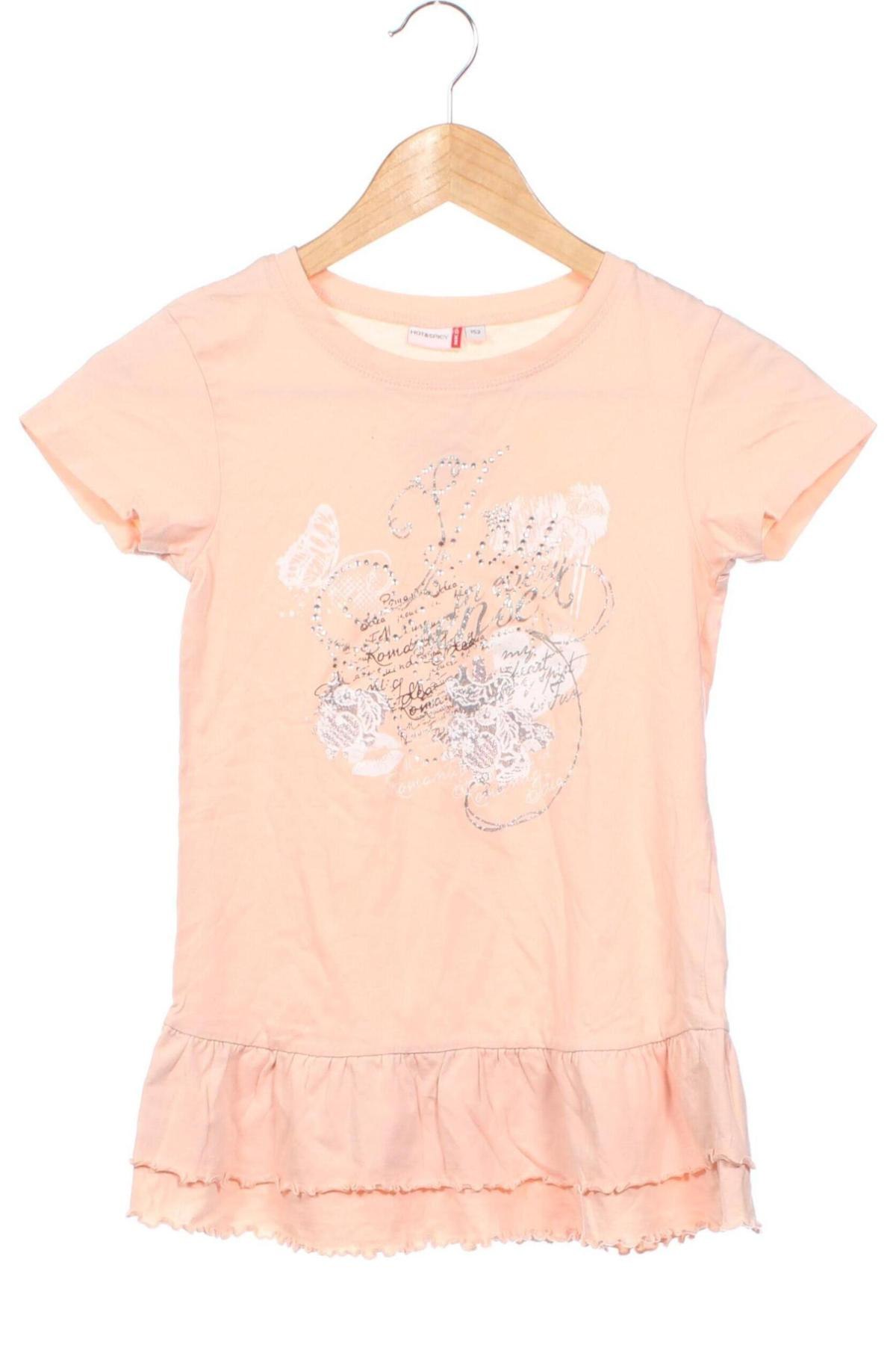 Kinder T-Shirt Hot & Spicy, Größe 11-12y/ 152-158 cm, Farbe Rosa, Preis € 3,99