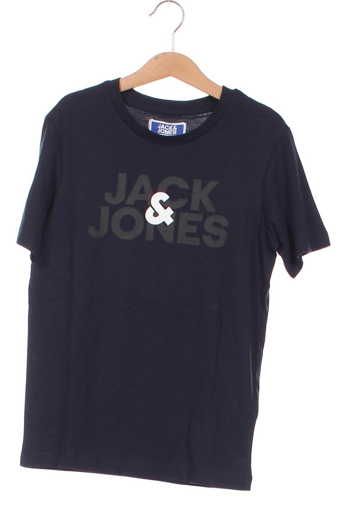 Dziecięcy T-shirt Jack & Jones, Rozmiar 9-10y/ 140-146 cm, Kolor Niebieski, Cena 90,63 zł