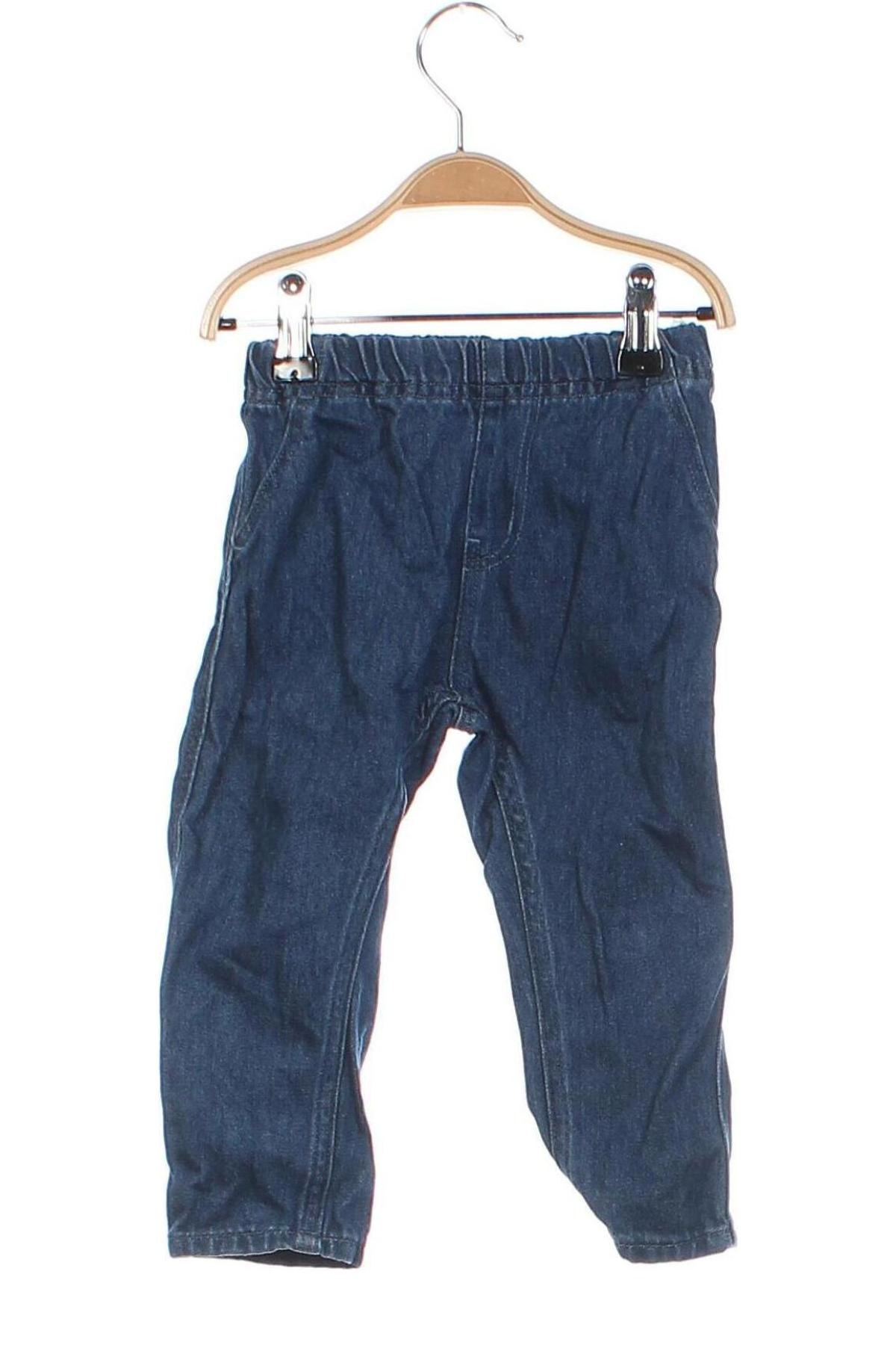 Blugi pentru copii H&M, Mărime 18-24m/ 86-98 cm, Culoare Albastru, Preț 49,99 Lei