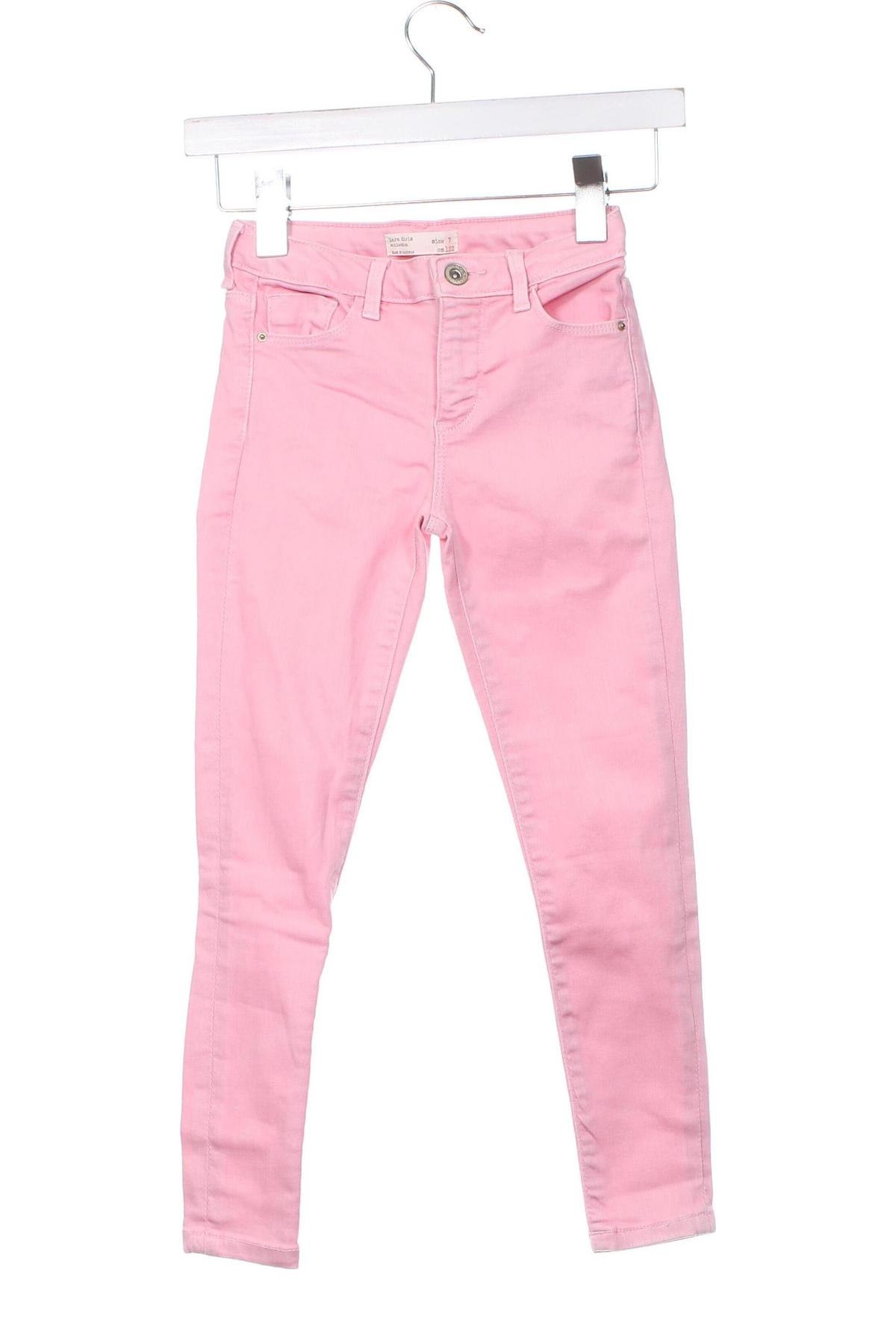 Kinderjeans Zara, Größe 5-6y/ 116-122 cm, Farbe Rosa, Preis 9,00 €