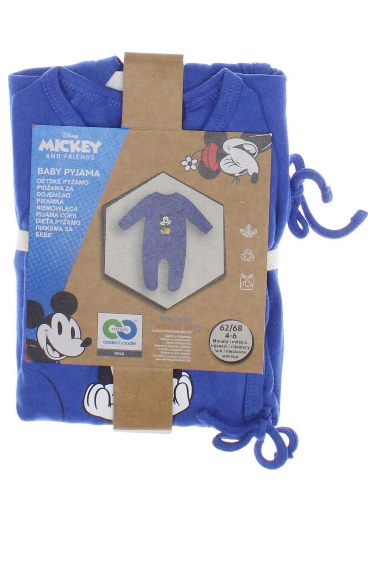 Kinder Pyjama  Disney, Größe 3-6m/ 62-68 cm, Farbe Blau, Preis 15,99 €