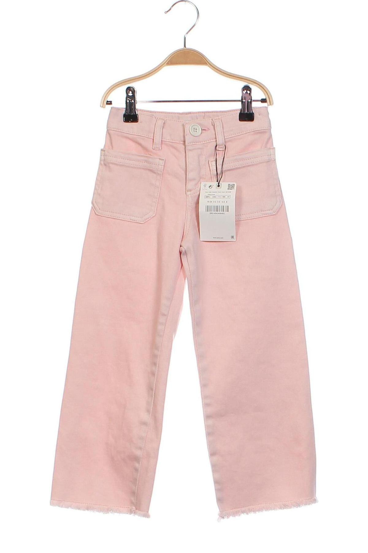 Pantaloni pentru copii Zara, Mărime 3-4y/ 104-110 cm, Culoare Roz, Preț 76,79 Lei