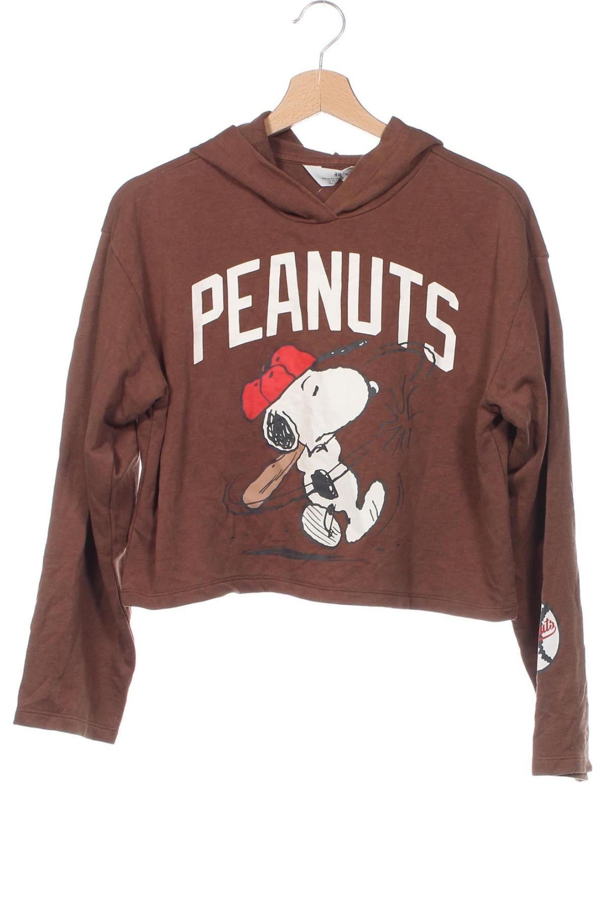 Kinder Sweatshirts H&M, Größe 12-13y/ 158-164 cm, Farbe Braun, Preis 6,99 €