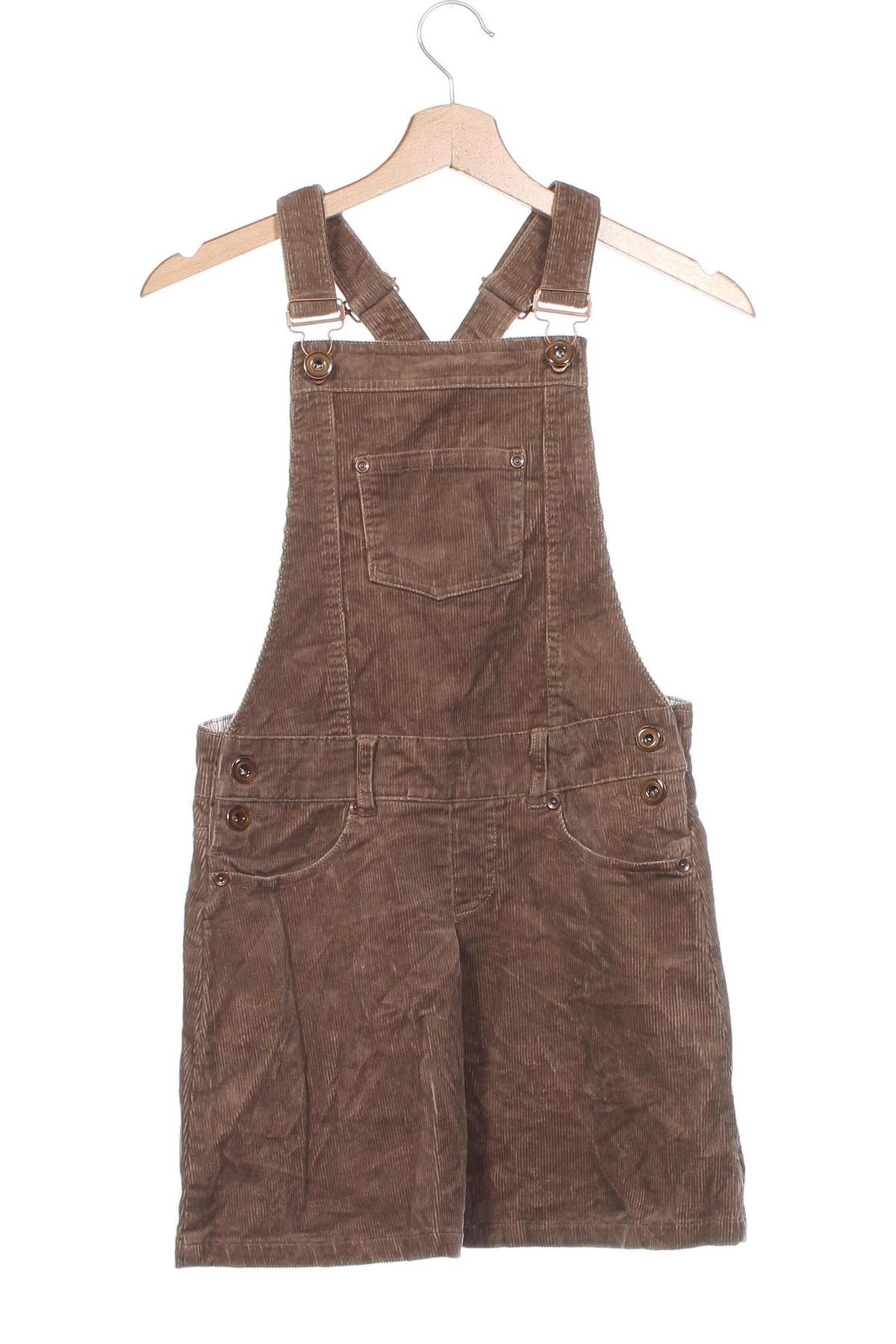 Detské šaty s trákmi  Zara Kids, Veľkosť 11-12y/ 152-158 cm, Farba Hnedá, Cena  4,95 €