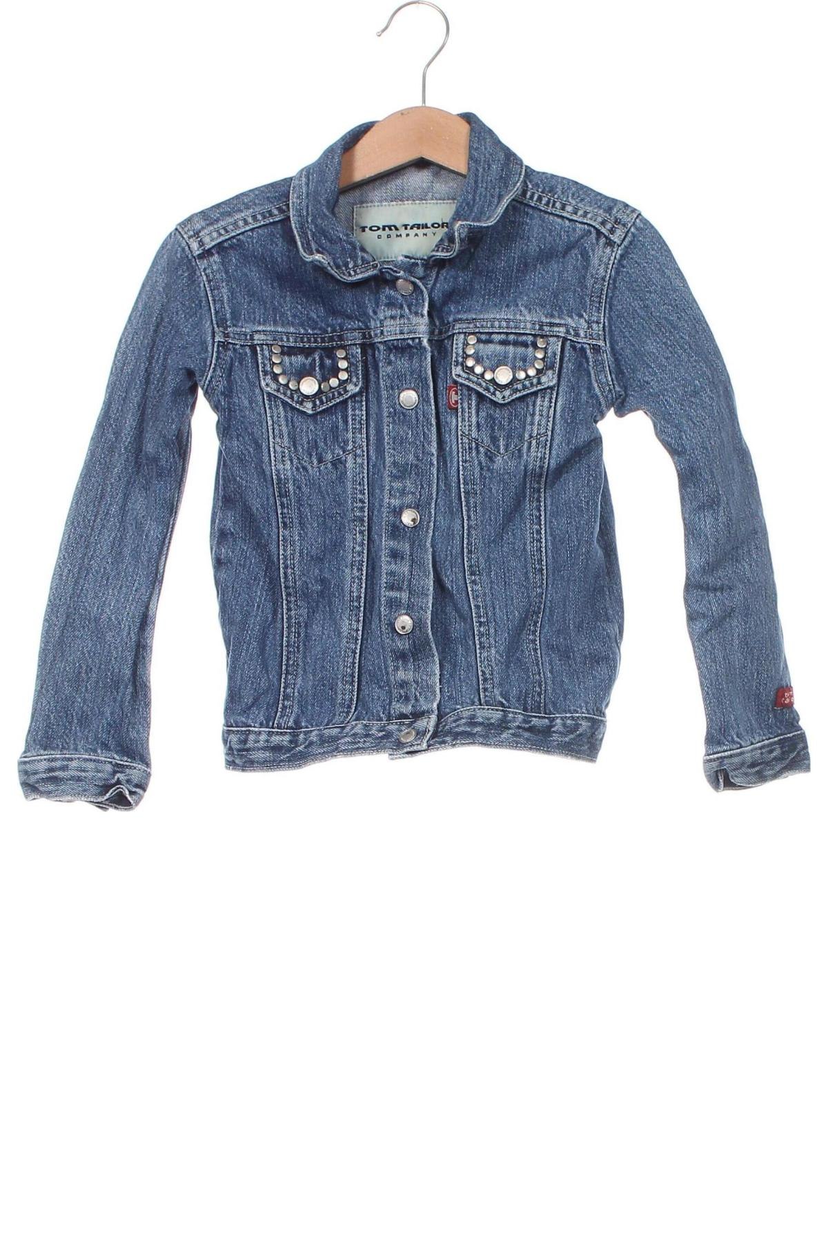 Kinder Jeansjacke Tom Tailor, Größe 4-5y/ 110-116 cm, Farbe Blau, Preis 10,99 €