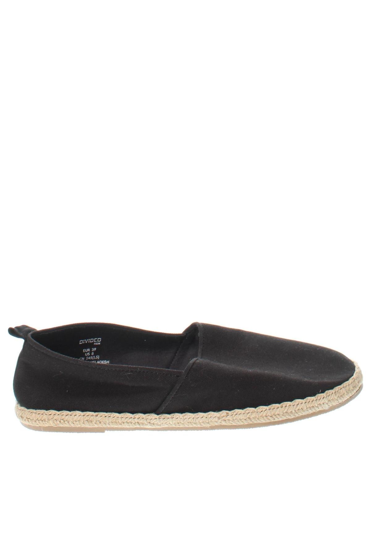 Espadrile H&M Divided, Mărime 39, Culoare Negru, Preț 53,99 Lei