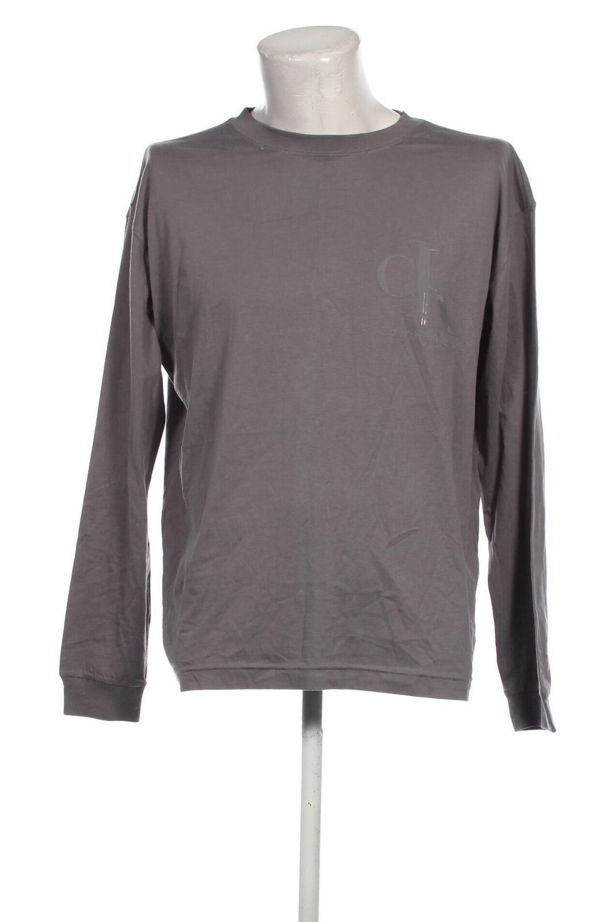 Herren Shirt Calvin Klein Jeans, Größe M, Farbe Grau, Preis 24,49 €