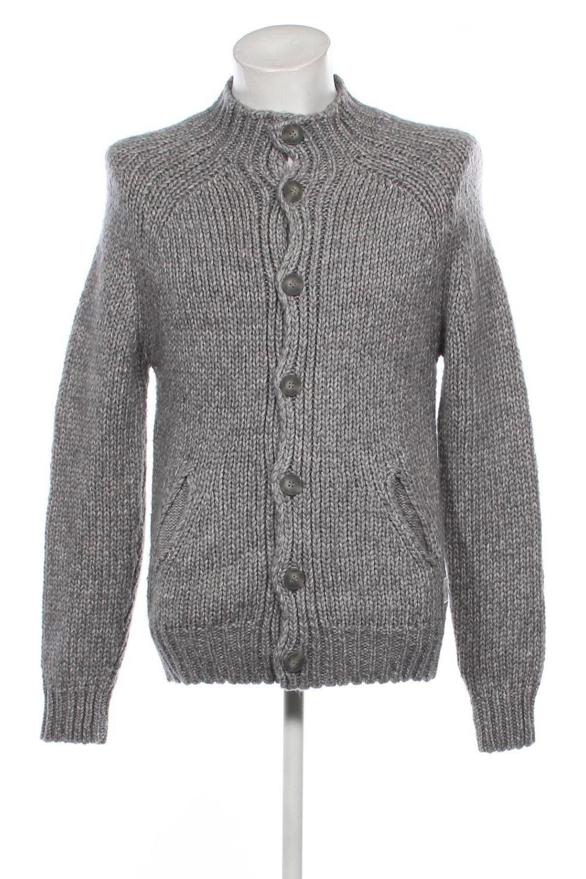 Herren Strickjacke Marc O'Polo, Größe M, Farbe Grau, Preis 30,49 €