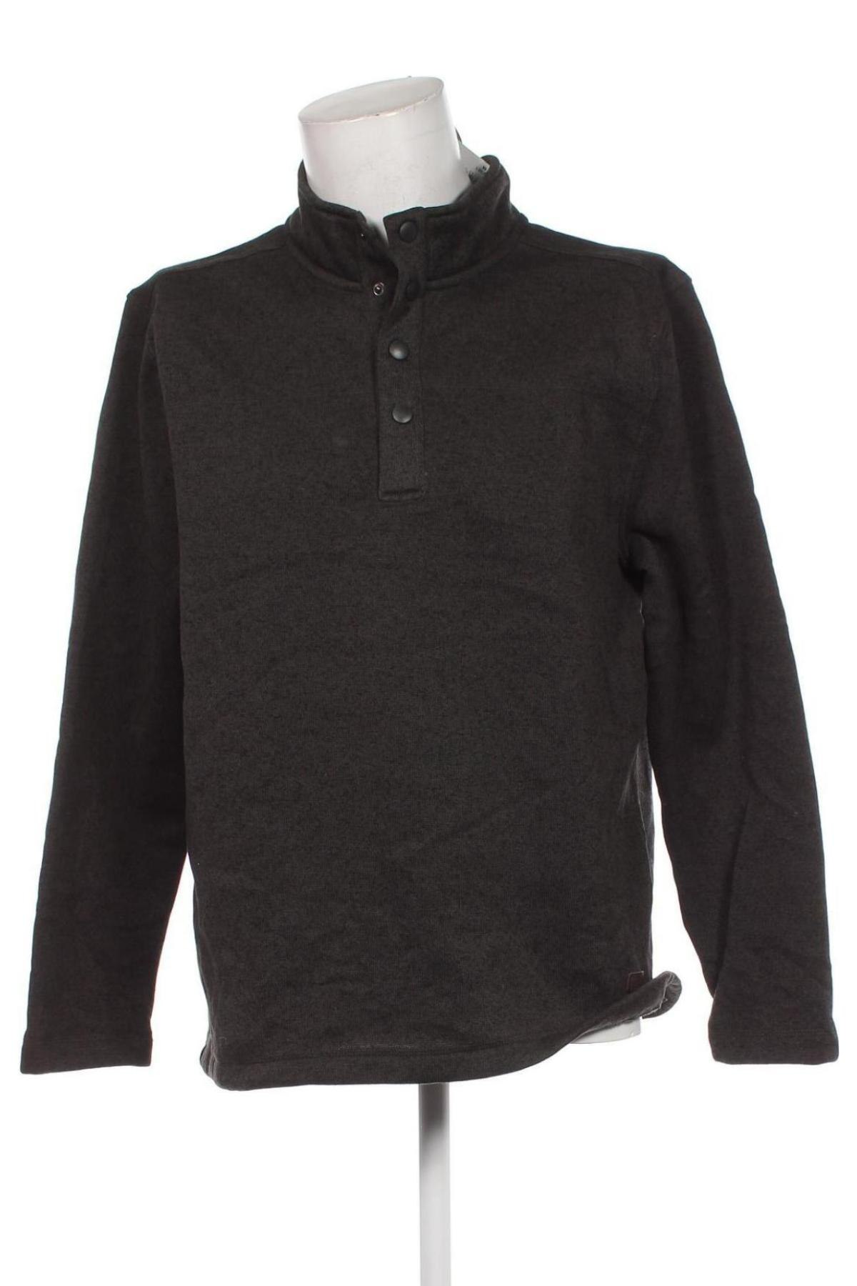 Herren Fleece Shirt Bass, Größe XL, Farbe Grau, Preis 13,99 €