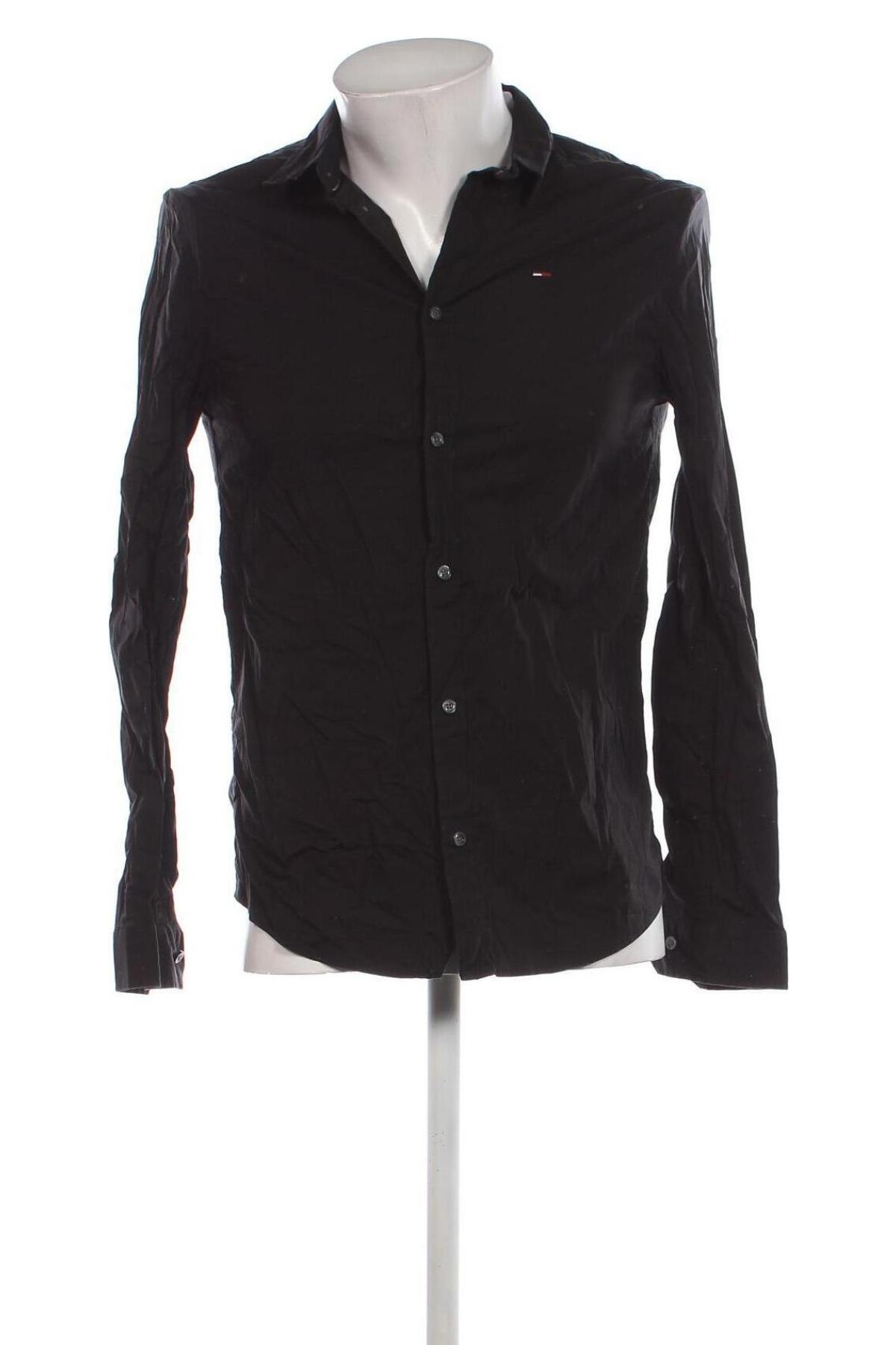 Cămașă de bărbați Tommy Hilfiger, Mărime M, Culoare Negru, Preț 98,99 Lei