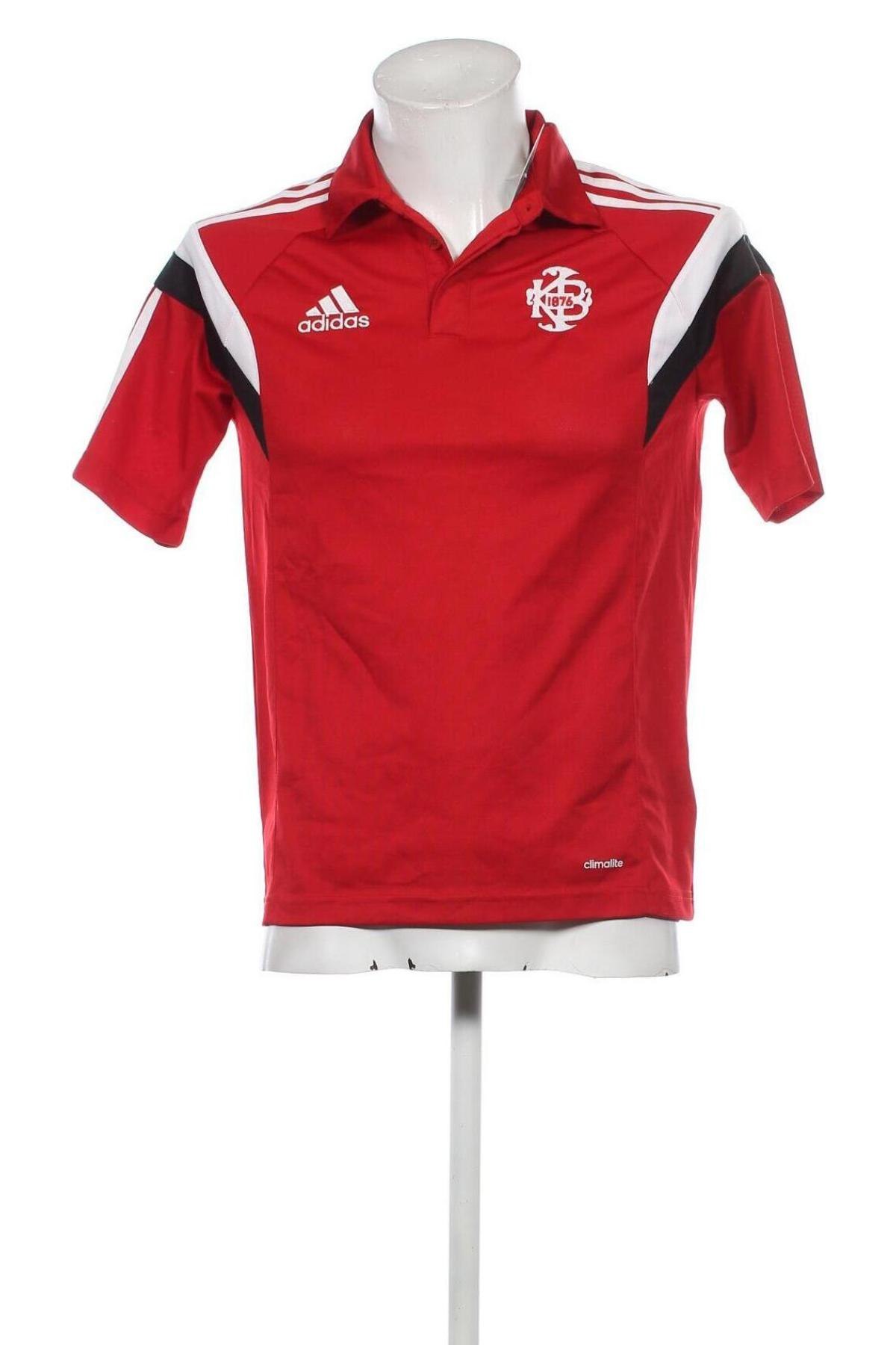 Herren T-Shirt Adidas, Größe S, Farbe Rot, Preis € 18,79