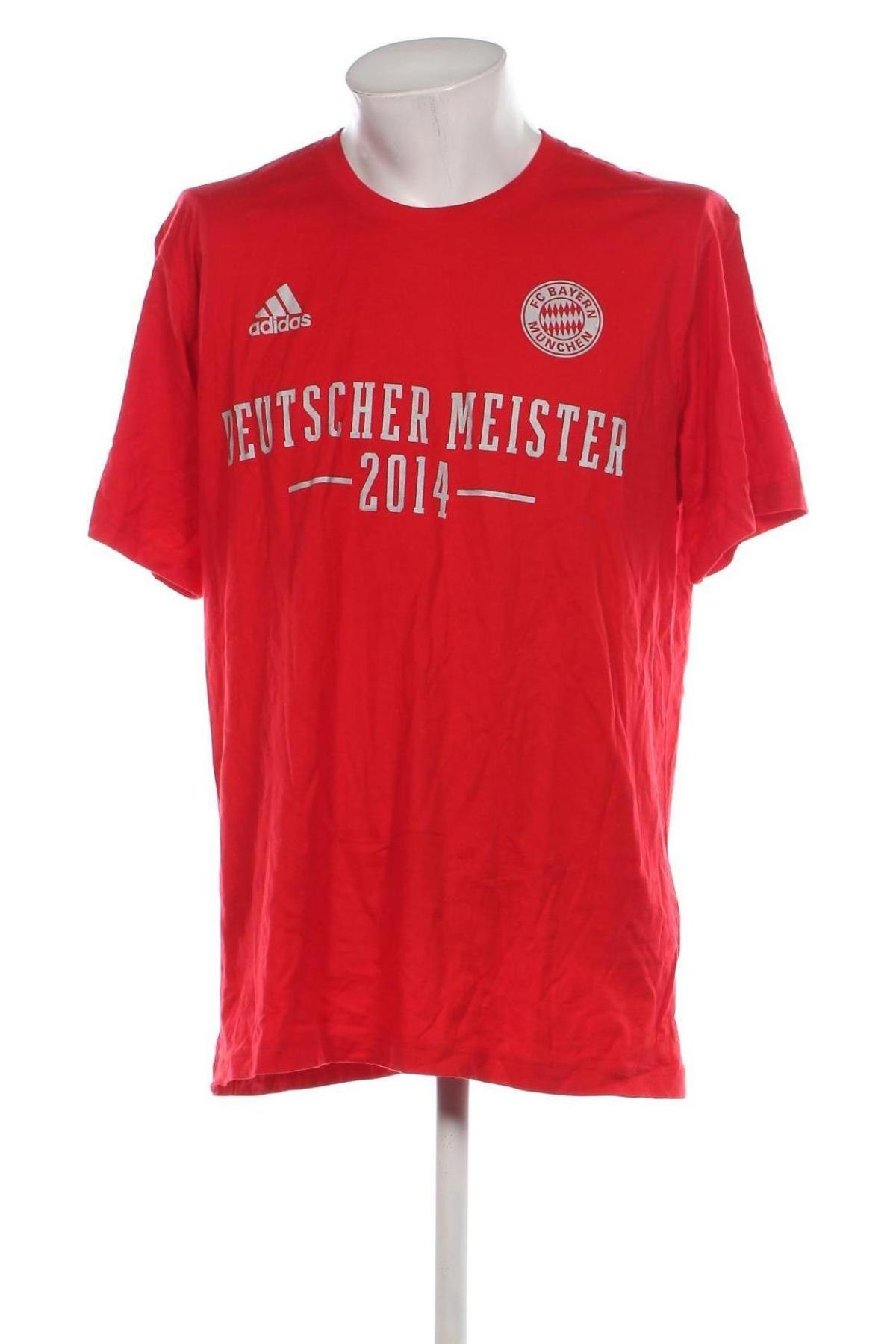 Herren T-Shirt Adidas, Größe XXL, Farbe Rot, Preis € 25,99