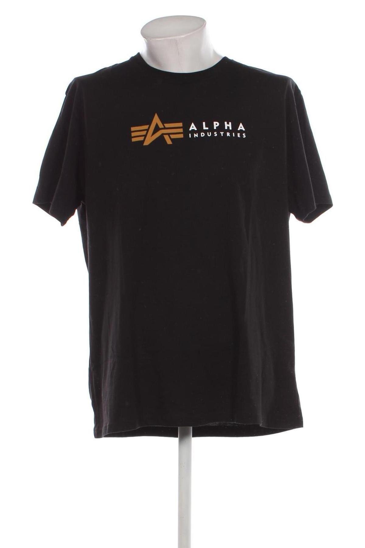 Tricou de bărbați Alpha Industries, Mărime XXL, Culoare Negru, Preț 184,21 Lei