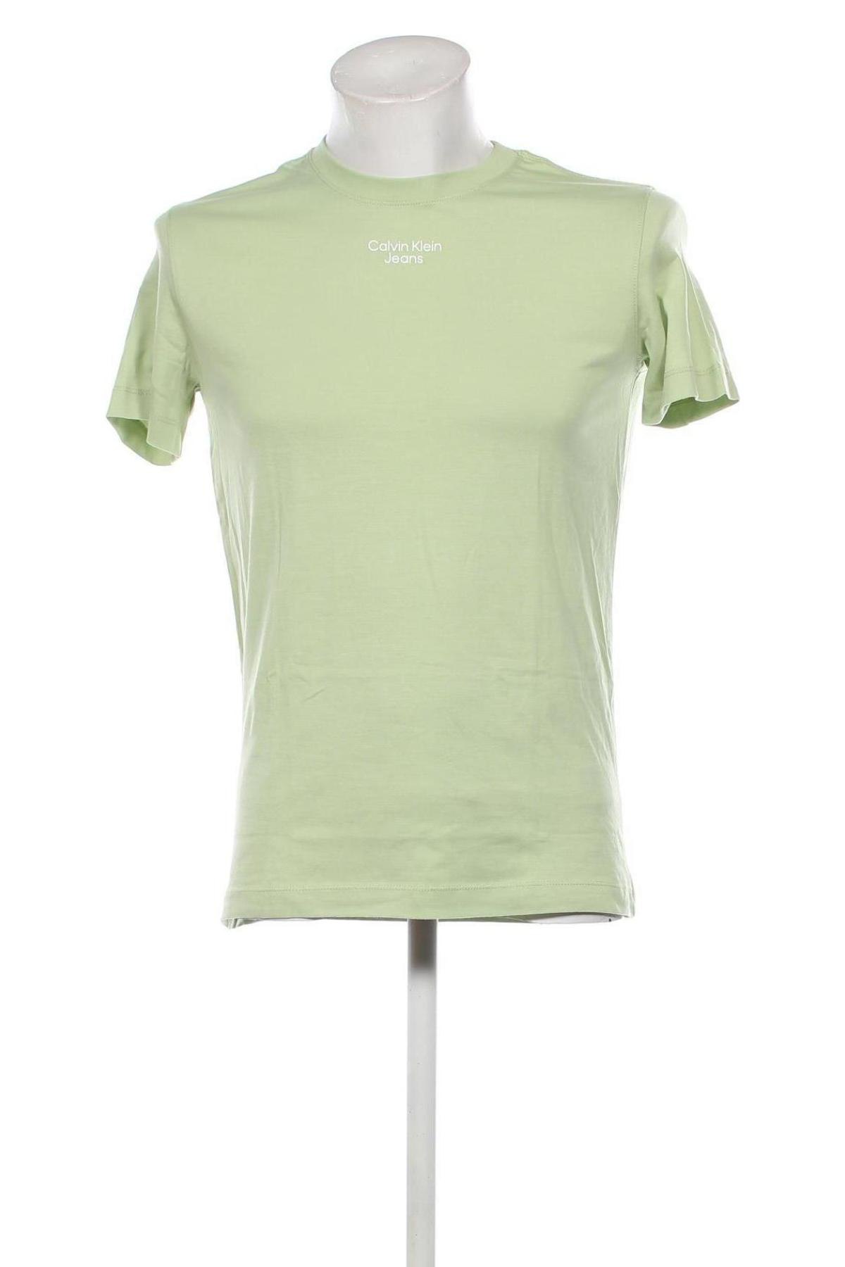 Męski T-shirt Calvin Klein Jeans, Rozmiar M, Kolor Zielony, Cena 112,99 zł