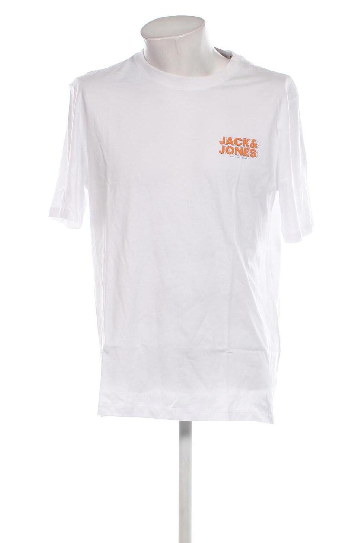 Męski T-shirt Core By Jack & Jones, Rozmiar XL, Kolor Biały, Cena 82,99 zł