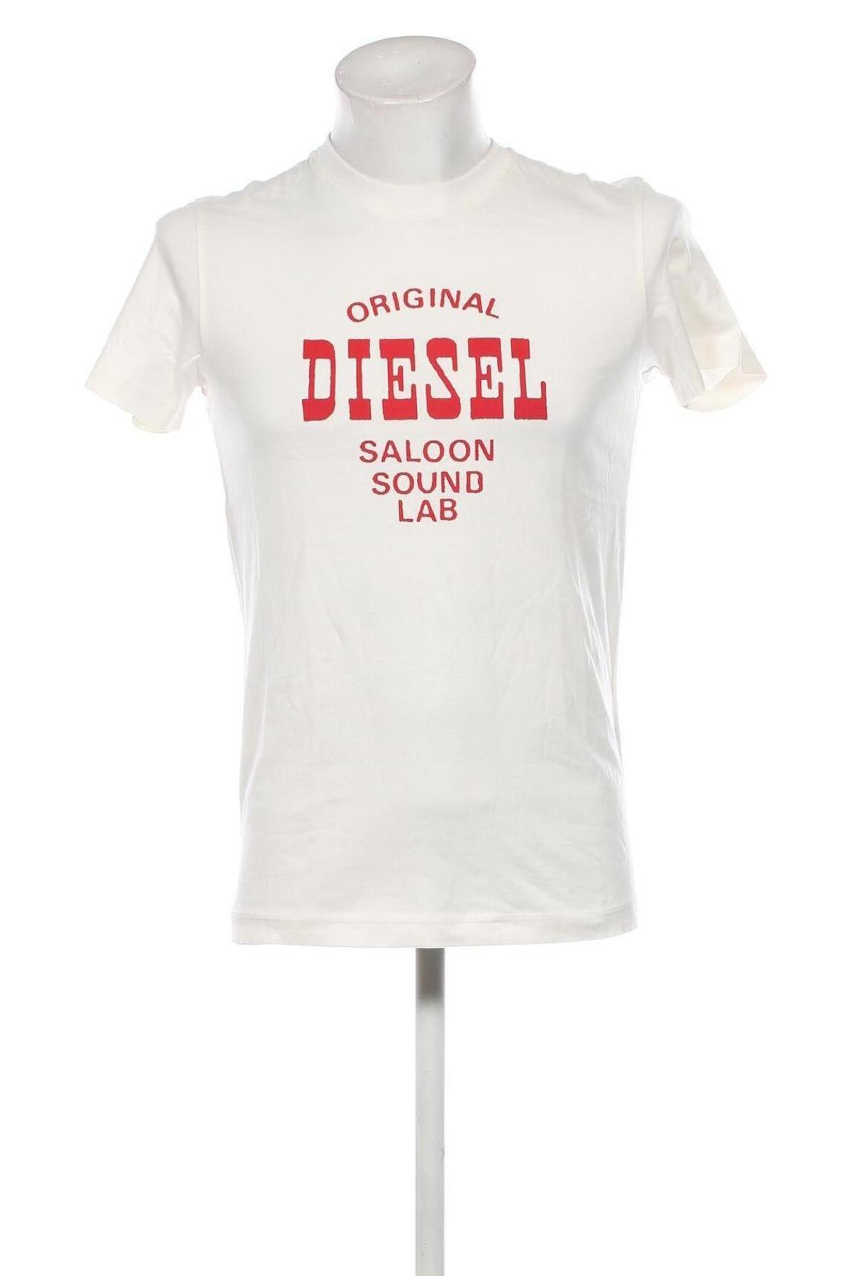 Męski T-shirt Diesel, Rozmiar S, Kolor Biały, Cena 306,99 zł