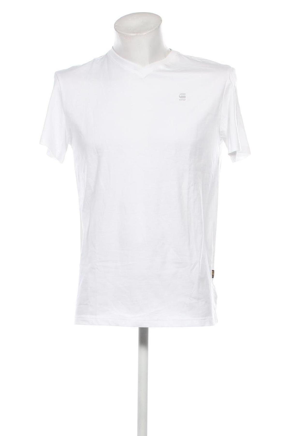 Herren T-Shirt G-Star Raw, Größe M, Farbe Weiß, Preis 29,90 €