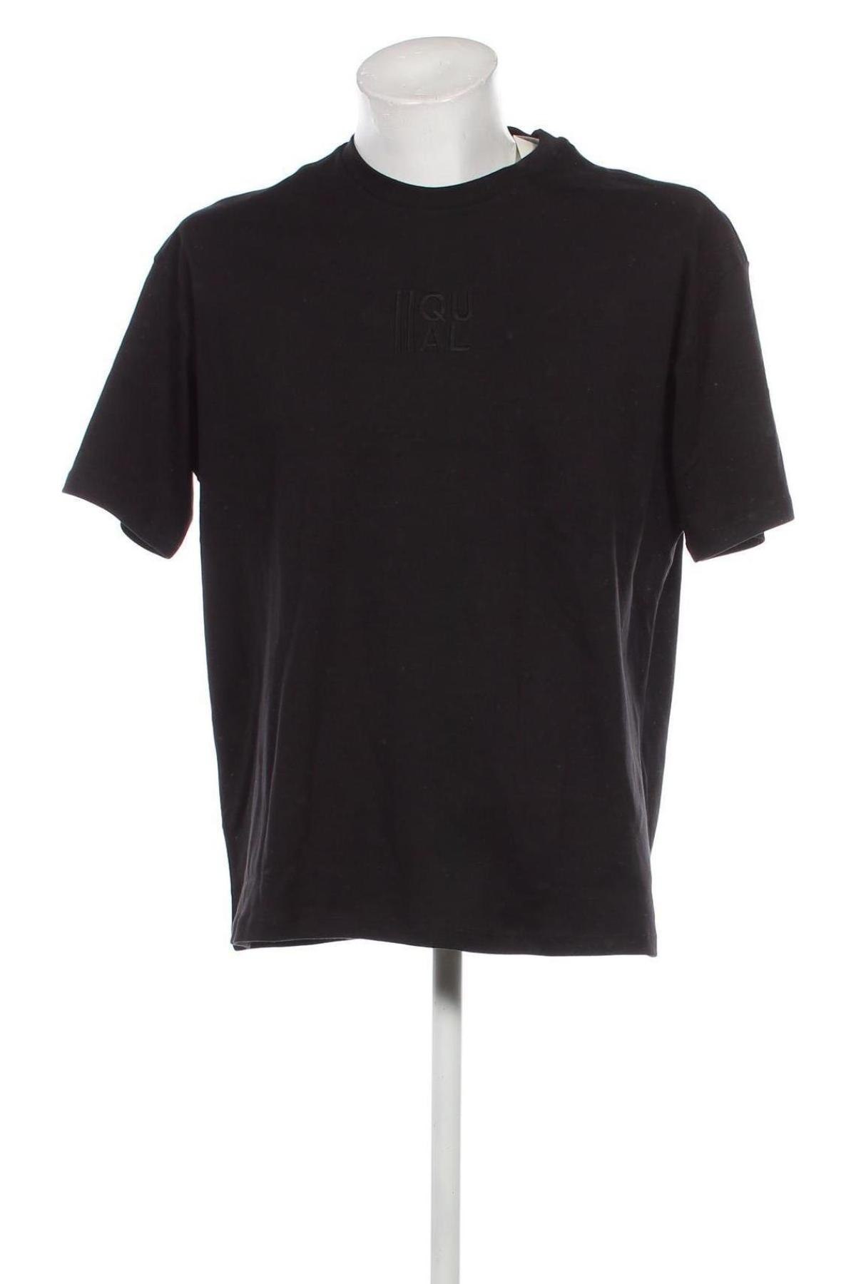 Herren T-Shirt IIQUAL, Größe M, Farbe Schwarz, Preis 24,29 €