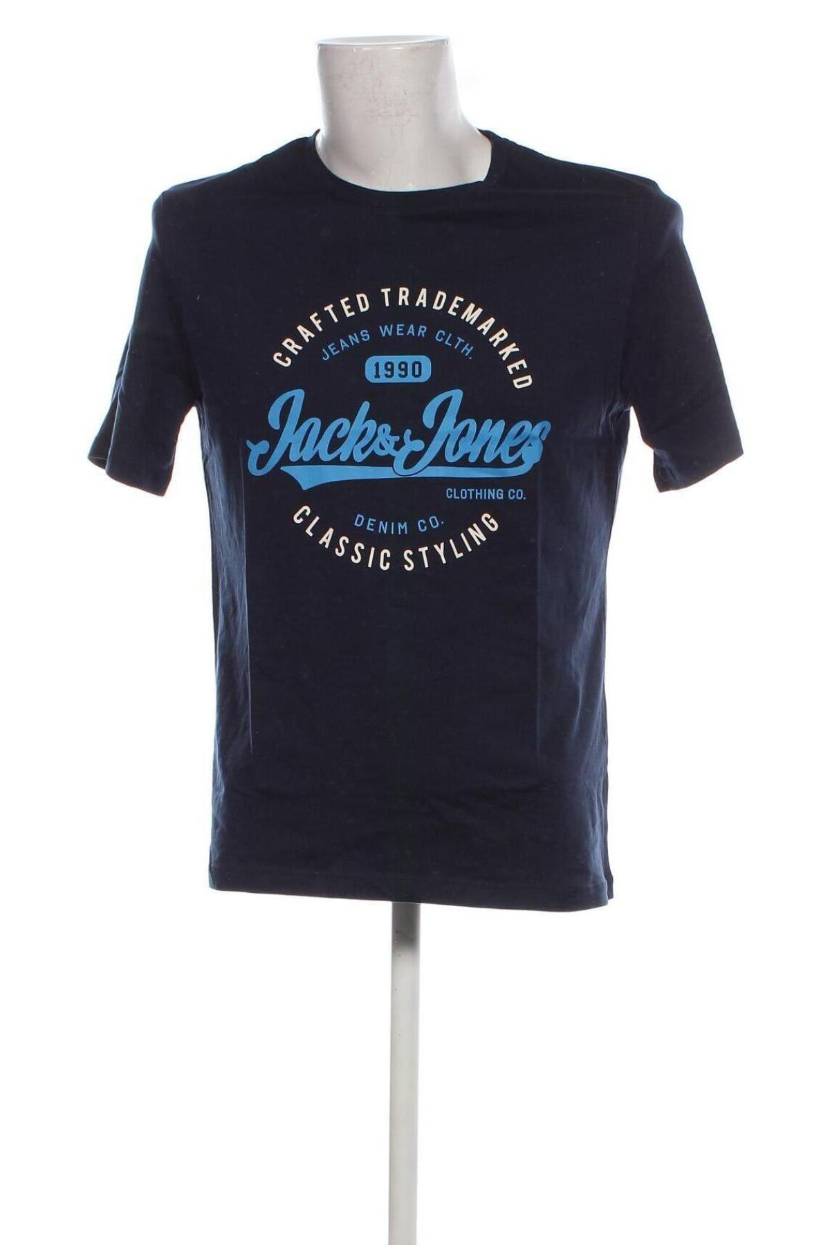 Pánske tričko  Jack & Jones, Veľkosť M, Farba Modrá, Cena  18,45 €