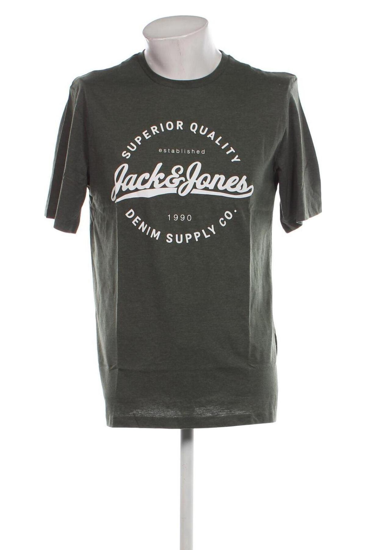 Herren T-Shirt Jack & Jones, Größe L, Farbe Grün, Preis 11,29 €