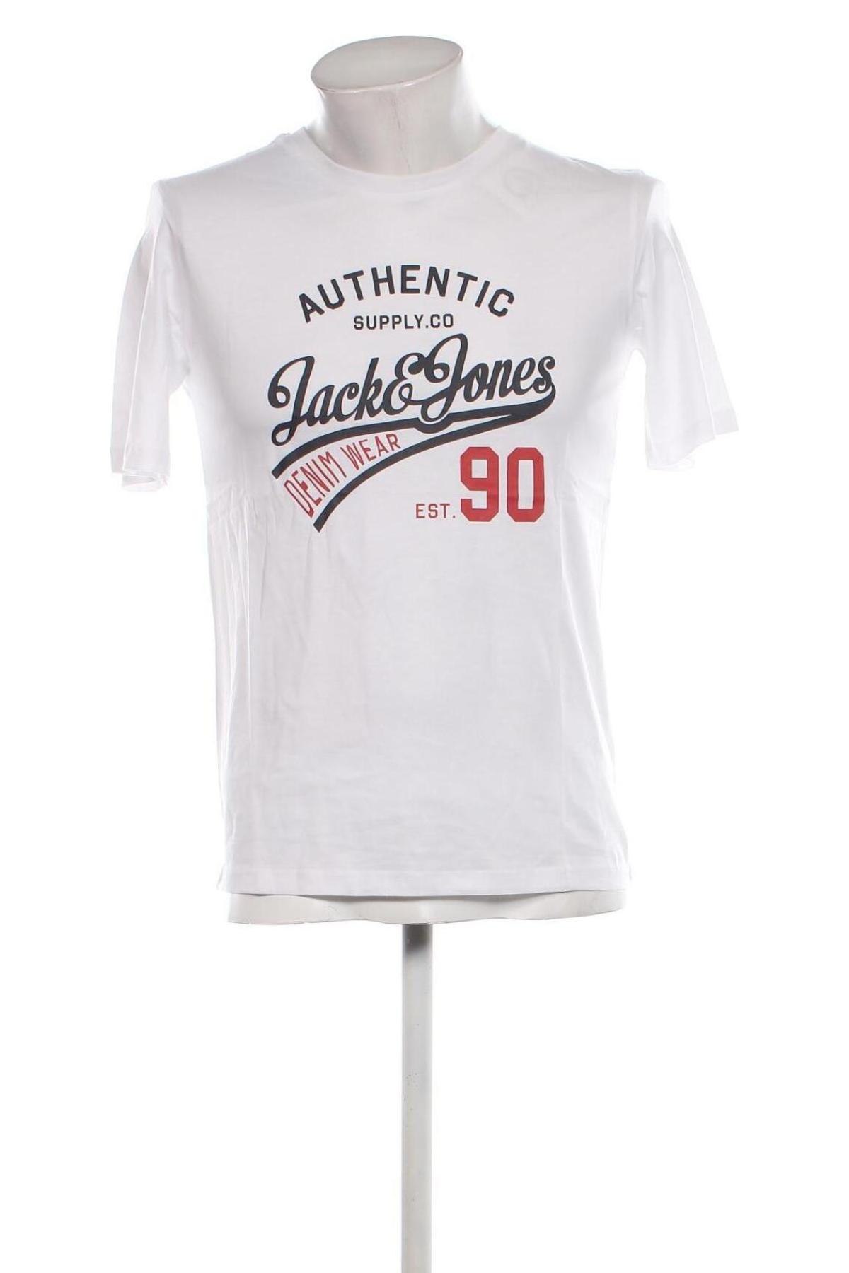 Męski T-shirt Jack & Jones, Rozmiar XS, Kolor Biały, Cena 111,99 zł