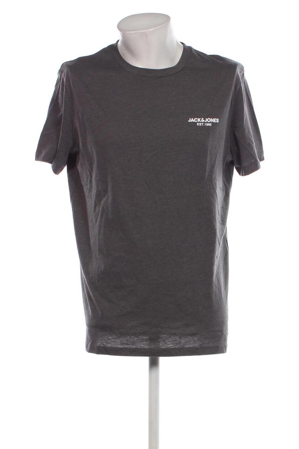 Herren T-Shirt Jack & Jones, Größe XL, Farbe Grau, Preis € 12,29