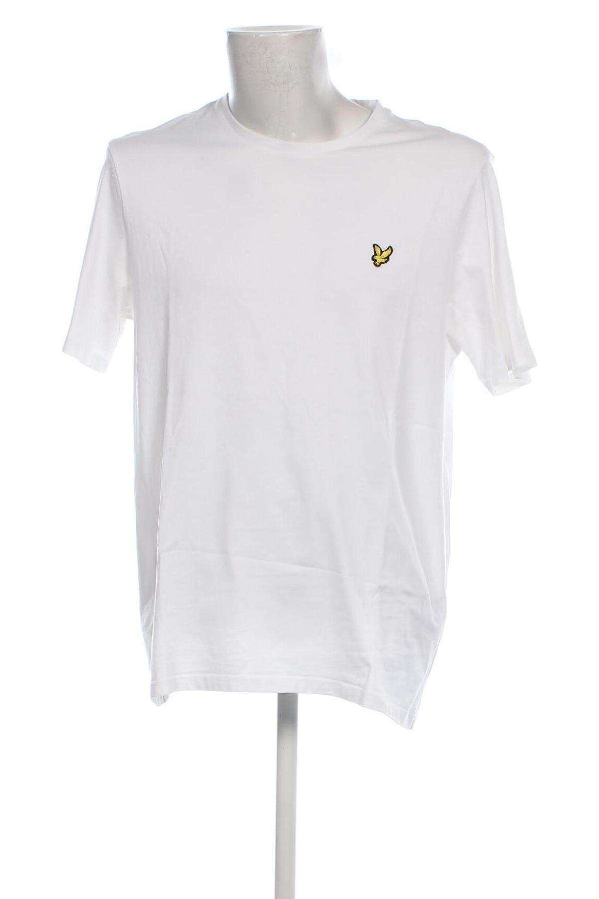 Męski T-shirt Lyle & Scott, Rozmiar XL, Kolor Biały, Cena 82,99 zł