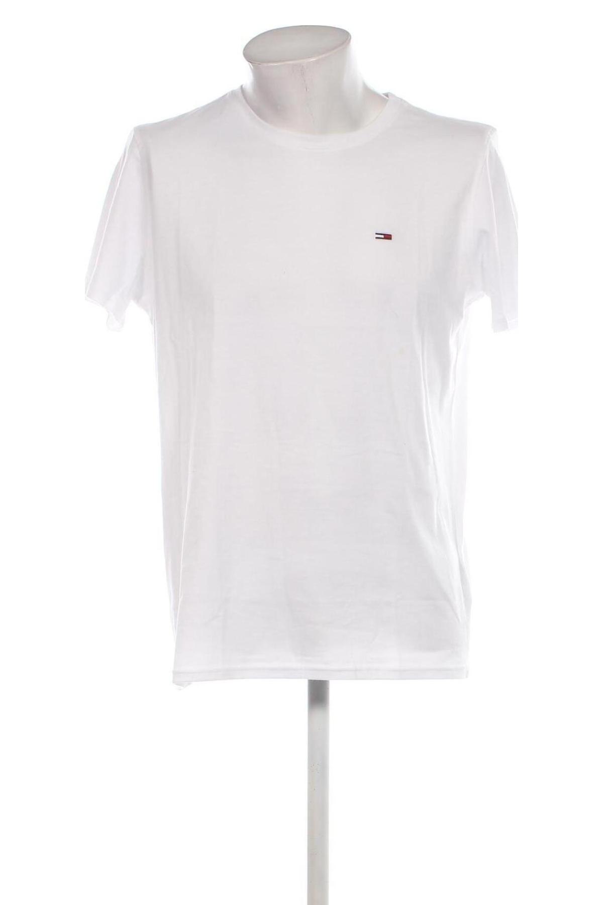 Ανδρικό t-shirt Tommy Jeans, Μέγεθος XL, Χρώμα Λευκό, Τιμή 25,99 €