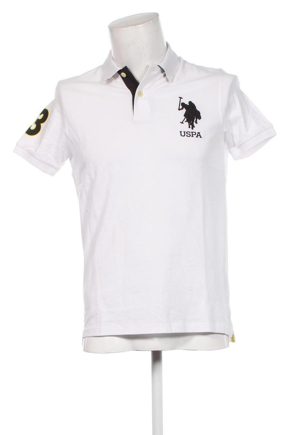 Ανδρικό t-shirt U.S. Polo Assn., Μέγεθος M, Χρώμα Λευκό, Τιμή 37,99 €