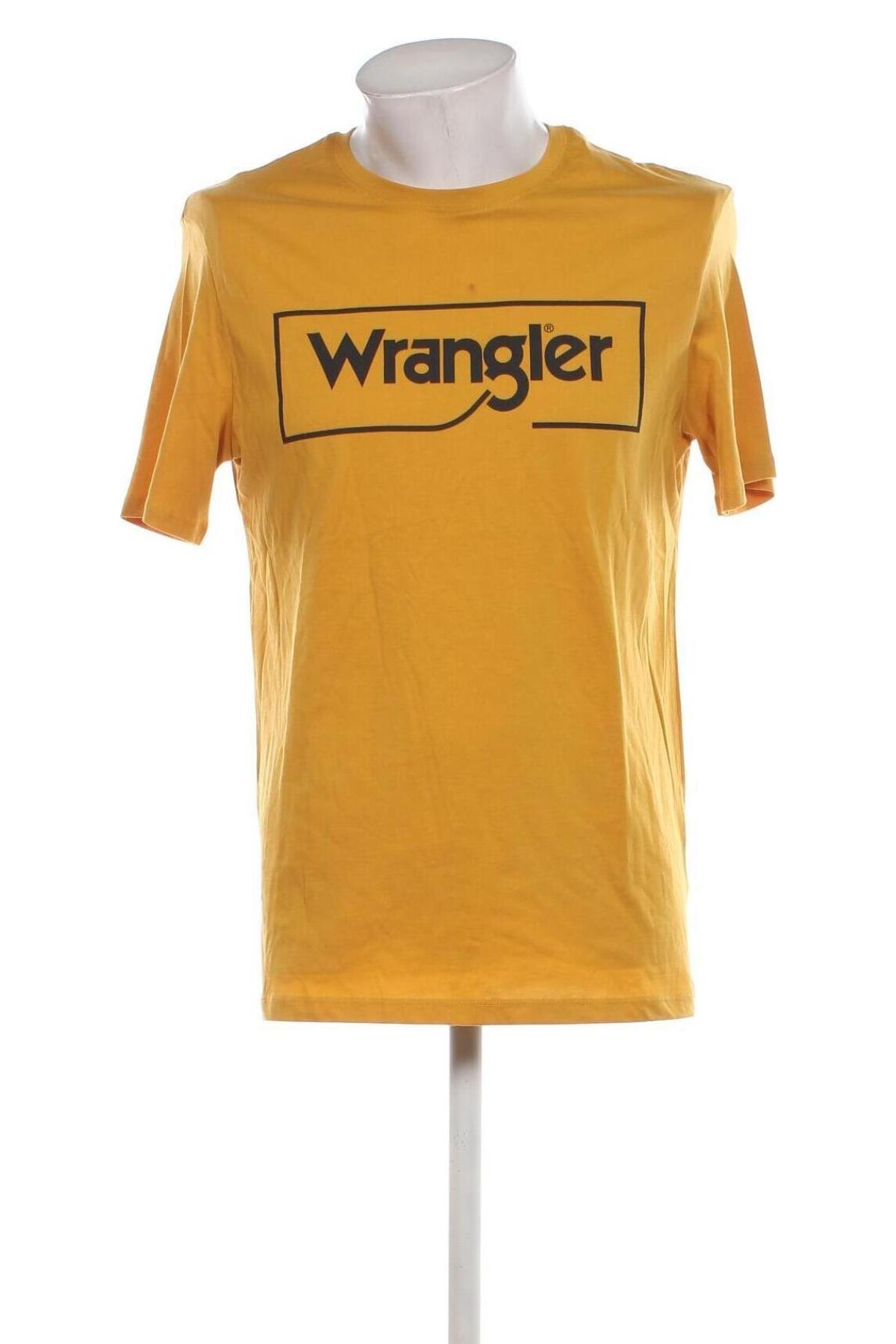 Męski T-shirt Wrangler, Rozmiar M, Kolor Żółty, Cena 89,99 zł