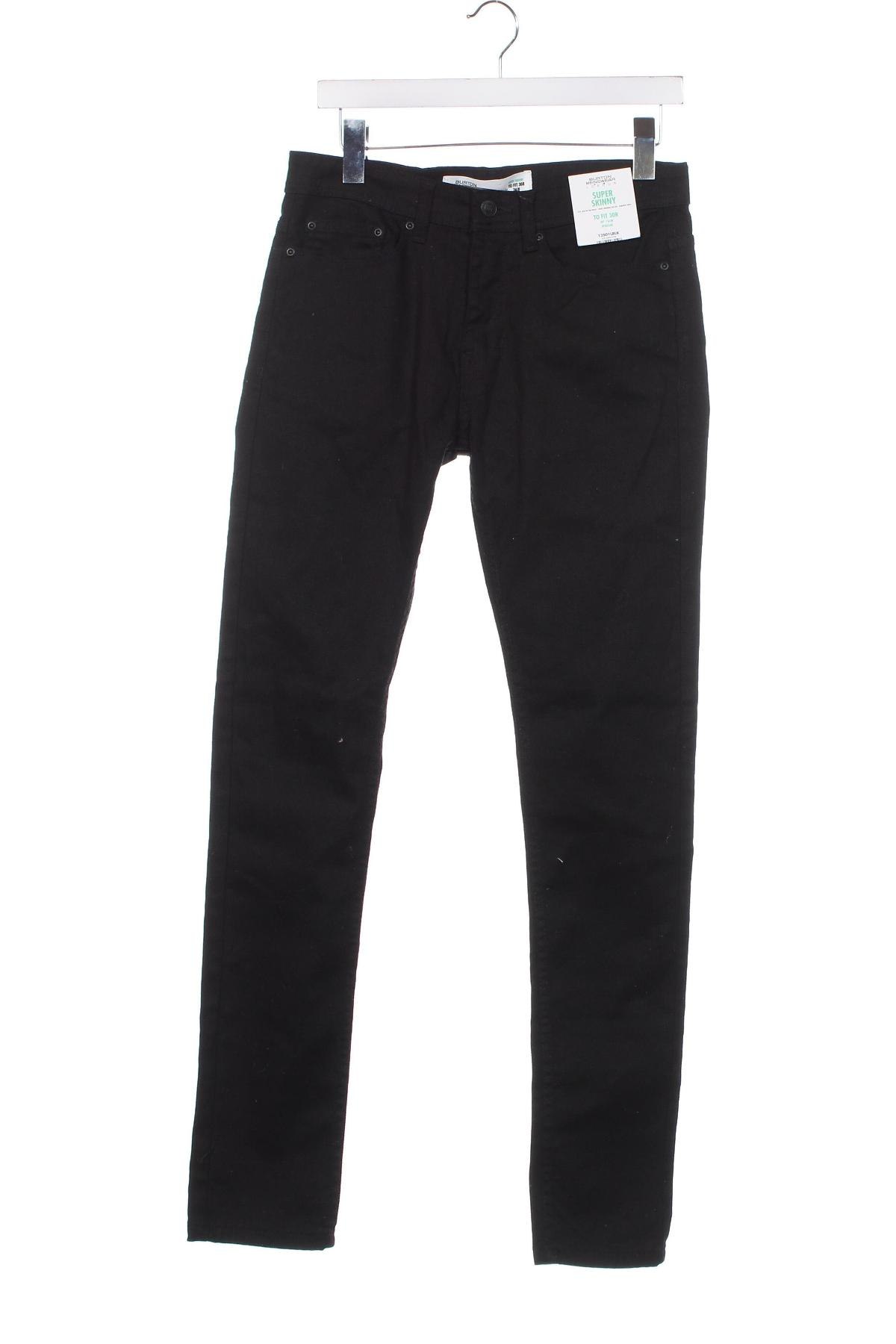 Herren Jeans Burton of London, Größe S, Farbe Schwarz, Preis 33,99 €