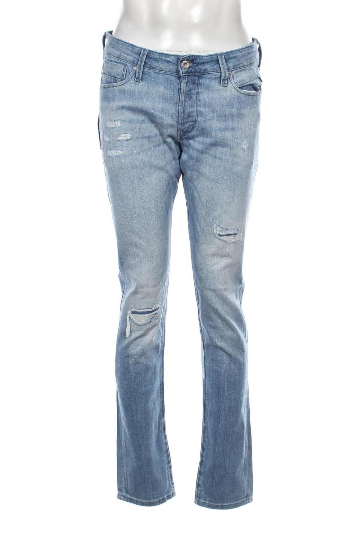 Męskie jeansy Jack & Jones, Rozmiar M, Kolor Niebieski, Cena 76,99 zł