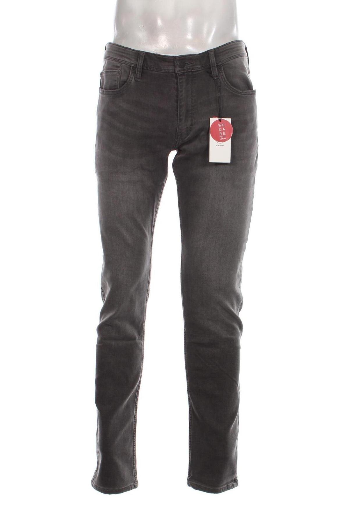 Herren Jeans S.Oliver, Größe L, Farbe Grau, Preis 14,99 €