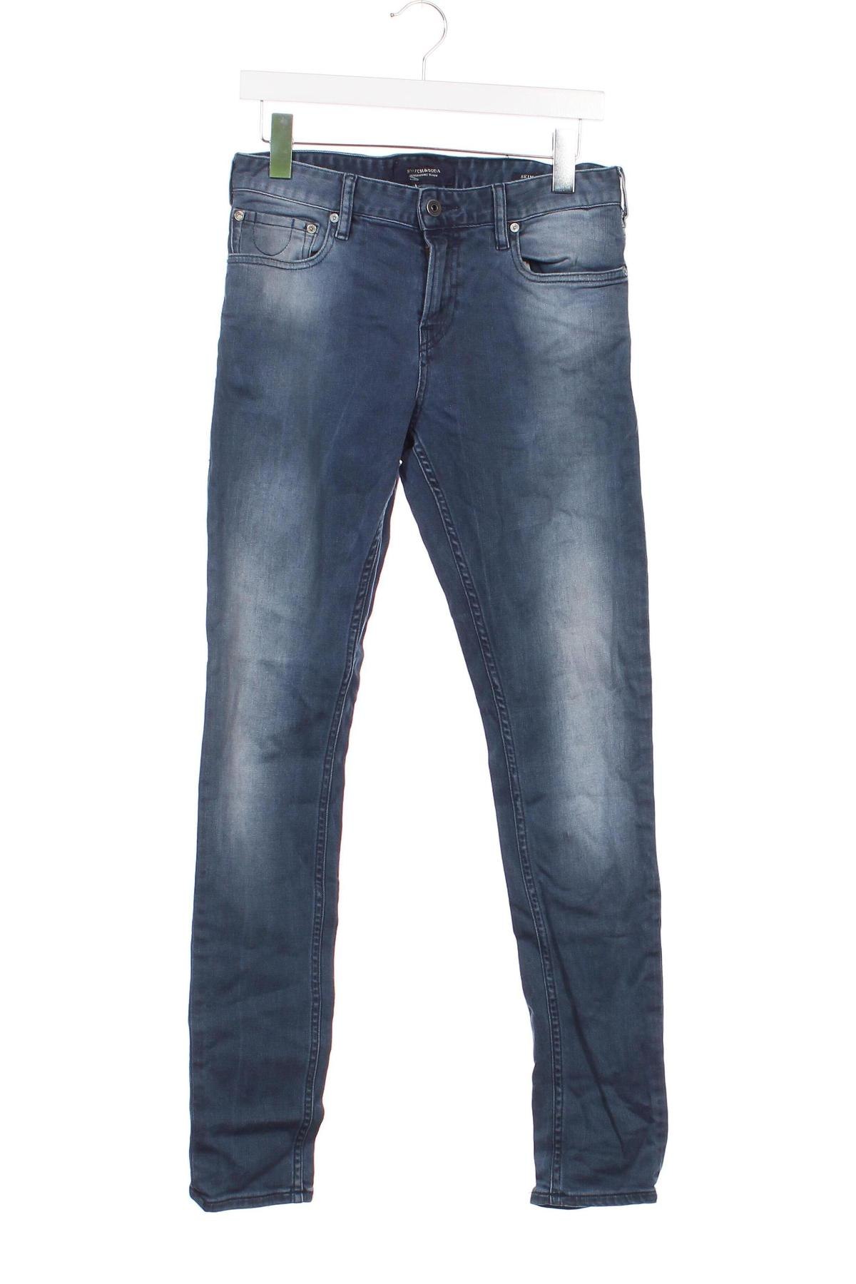 Męskie jeansy Scotch & Soda, Rozmiar S, Kolor Niebieski, Cena 33,99 zł