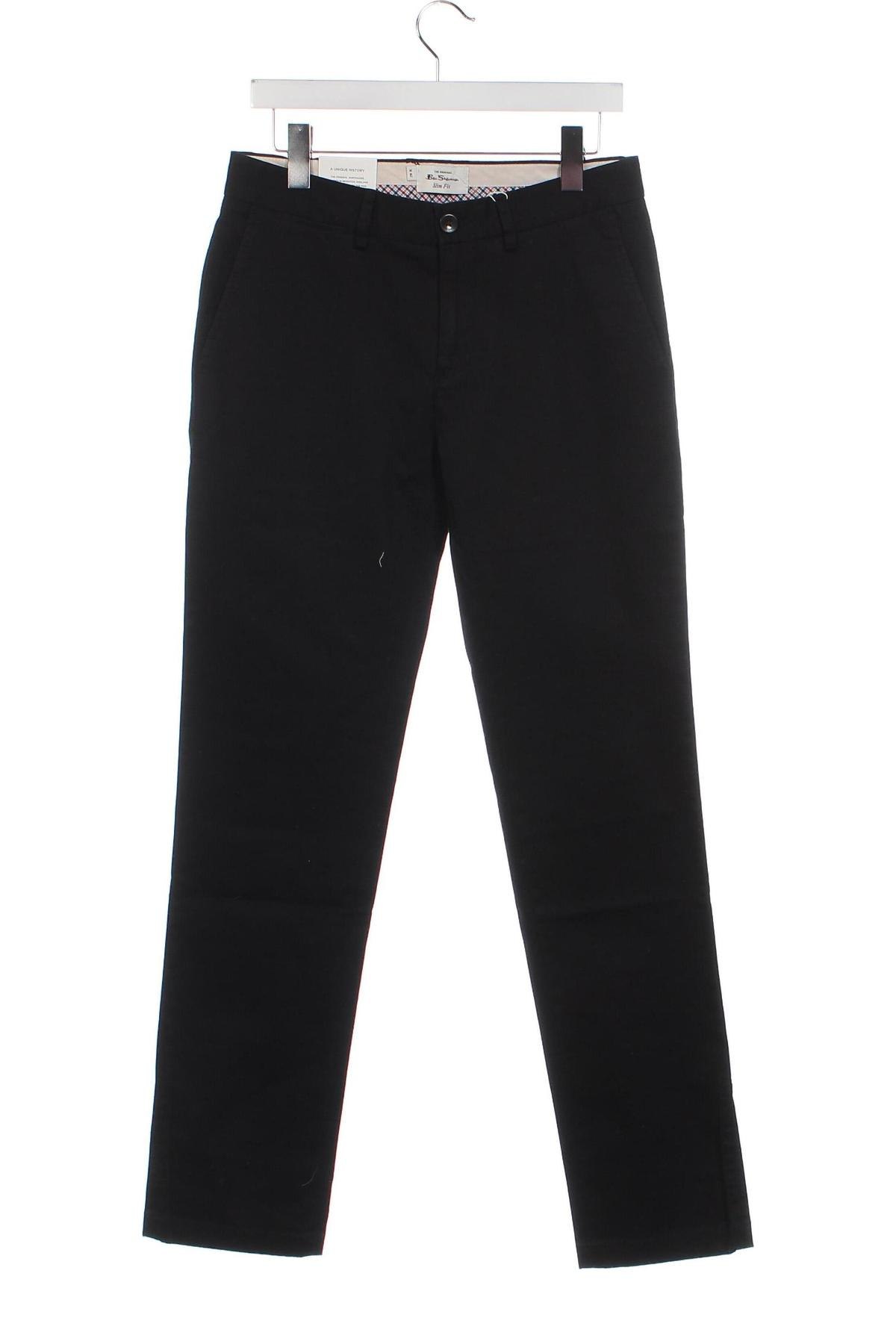 Pantaloni de bărbați Ben Sherman, Mărime S, Culoare Negru, Preț 69,49 Lei