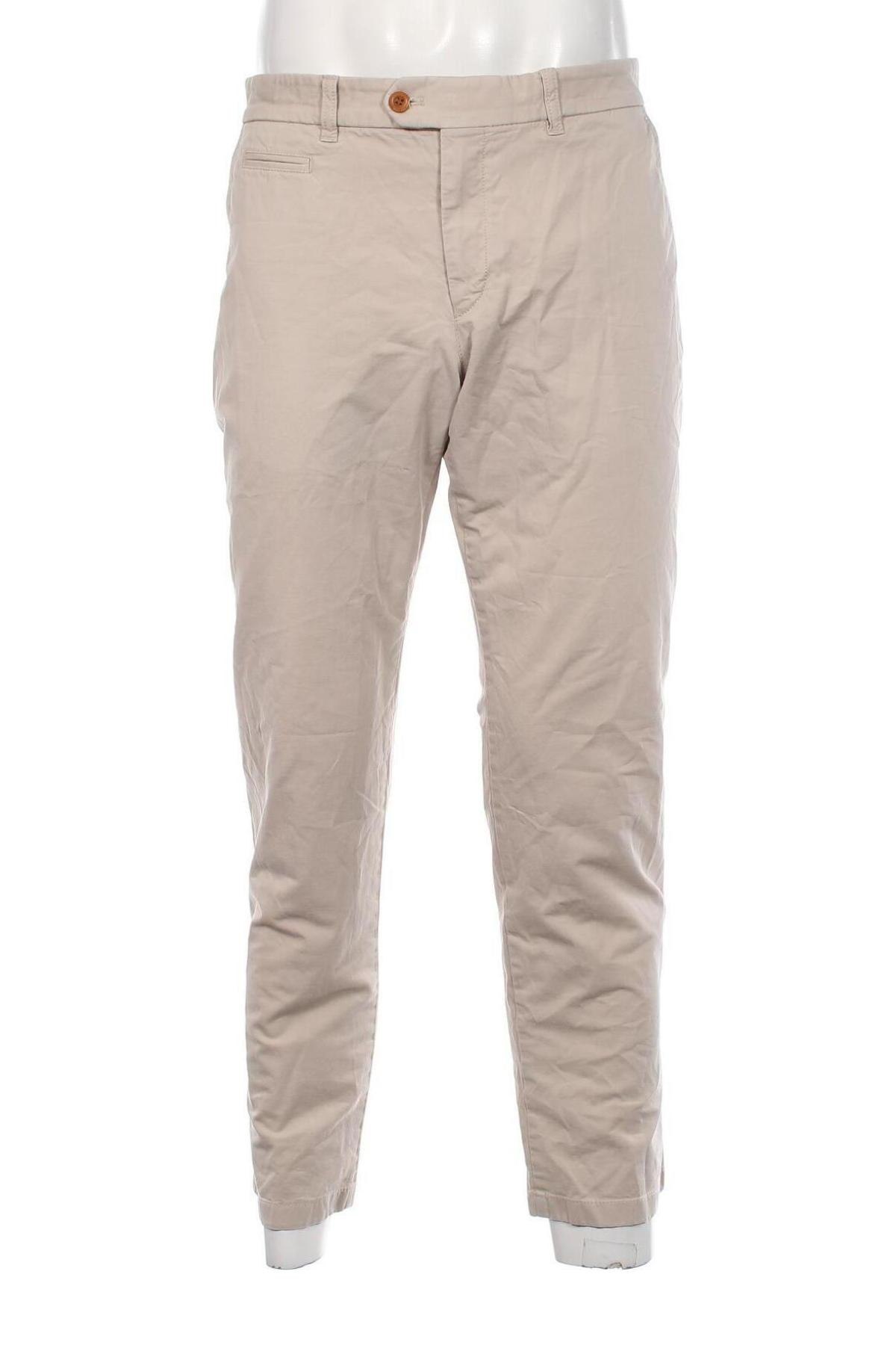 Herrenhose Brax, Größe L, Farbe Beige, Preis 8,49 €