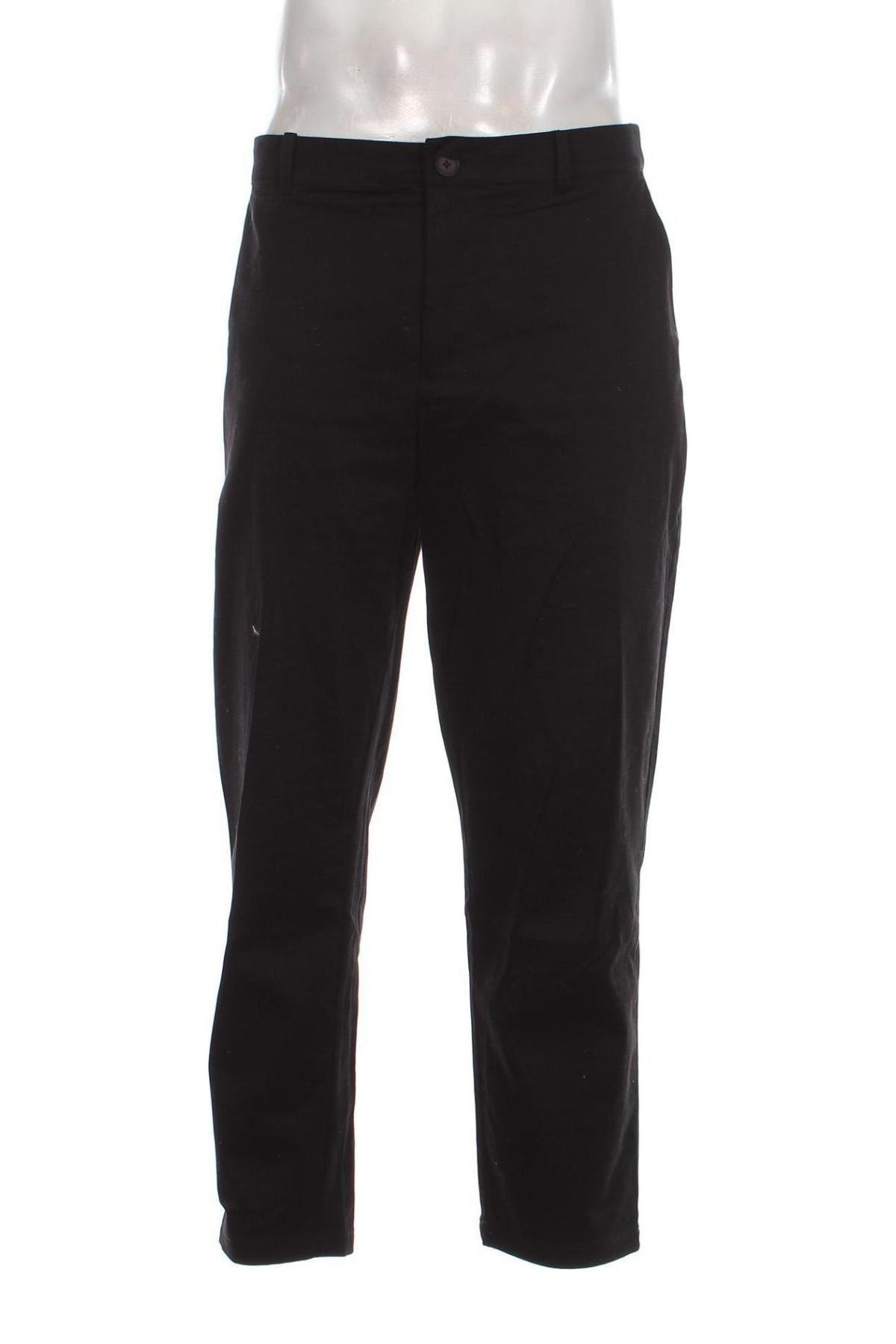 Pantaloni de bărbați Dan Fox X About You, Mărime L, Culoare Negru, Preț 85,99 Lei