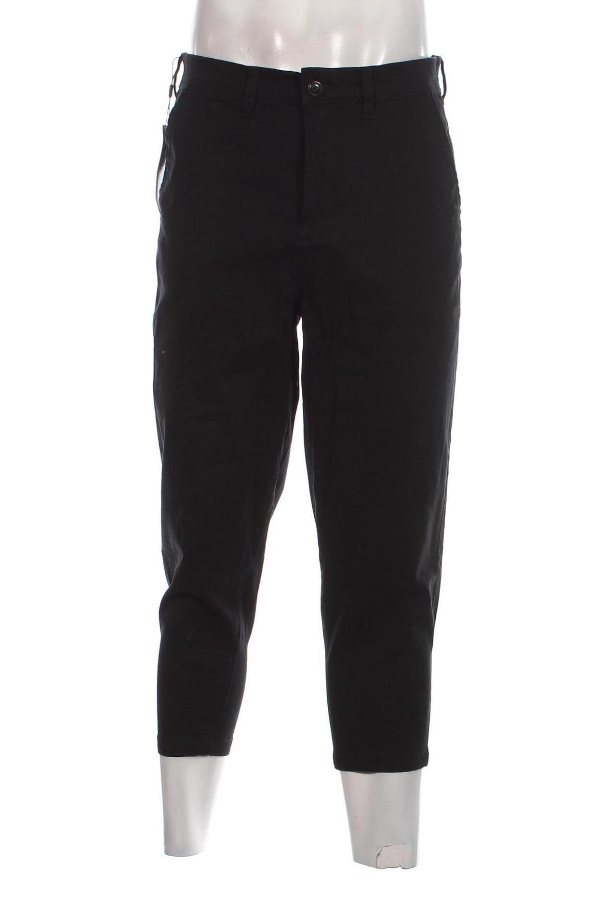 Pantaloni de bărbați Jack & Jones, Mărime M, Culoare Negru, Preț 65,49 Lei