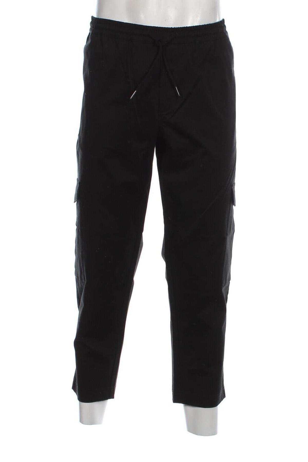 Pantaloni de bărbați Jack & Jones, Mărime L, Culoare Negru, Preț 71,99 Lei