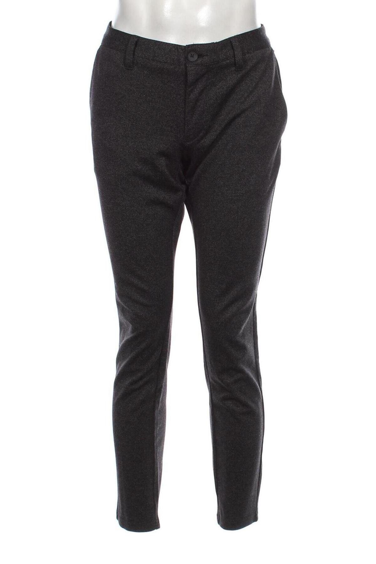 Pantaloni de bărbați Only & Sons, Mărime L, Culoare Negru, Preț 83,49 Lei