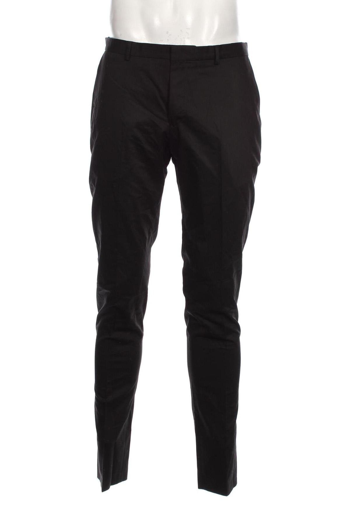 Pantaloni de bărbați Zara Man, Mărime M, Culoare Negru, Preț 51,99 Lei