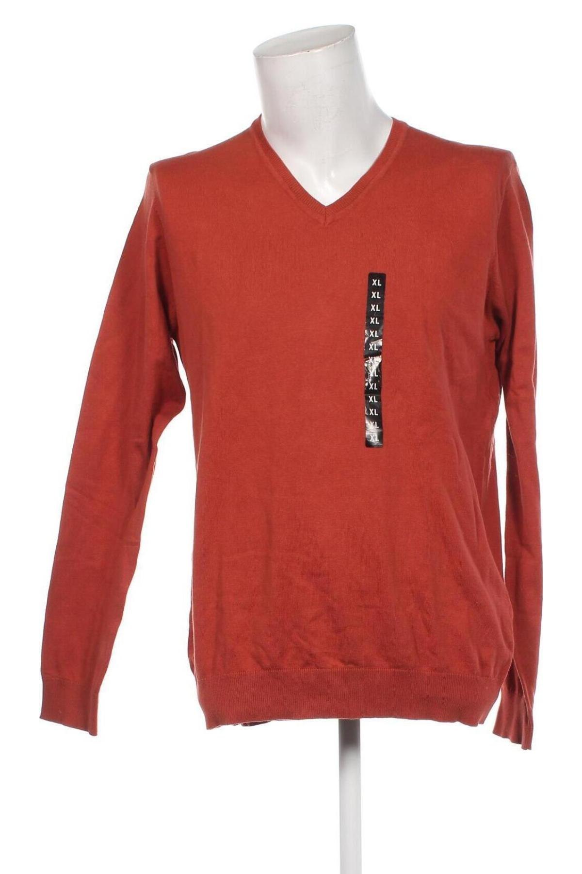 Herrenpullover, Größe XL, Farbe Orange, Preis € 13,49