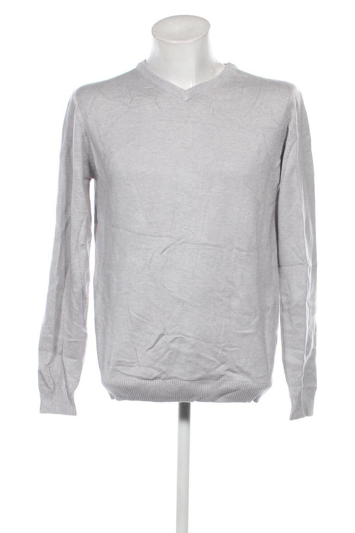 Herrenpullover, Größe L, Farbe Grau, Preis 5,49 €