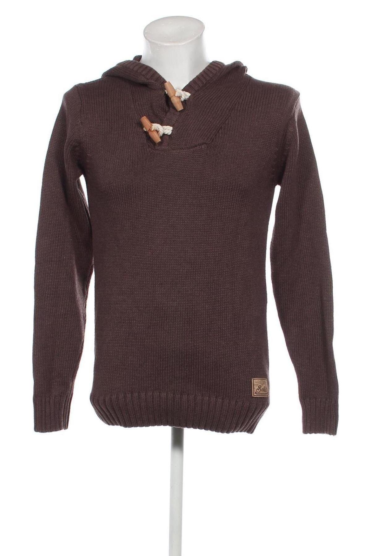 Herrenpullover ! Solid, Größe M, Farbe Braun, Preis € 8,99