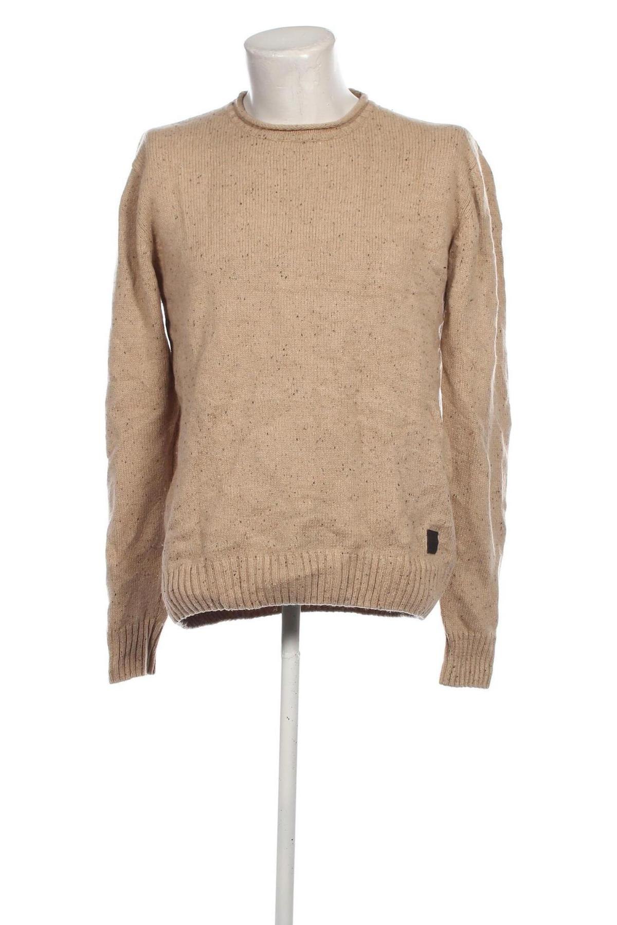 Herrenpullover Anerkjendt, Größe L, Farbe Beige, Preis € 15,49