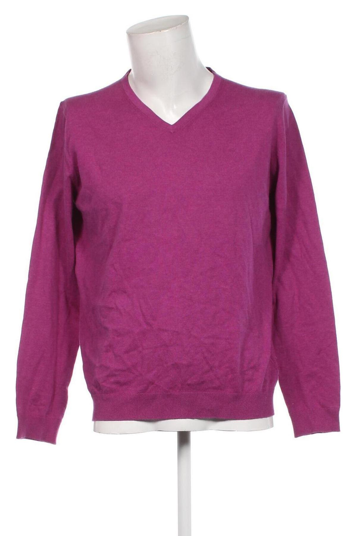 Herrenpullover Basefield, Größe L, Farbe Lila, Preis 10,99 €